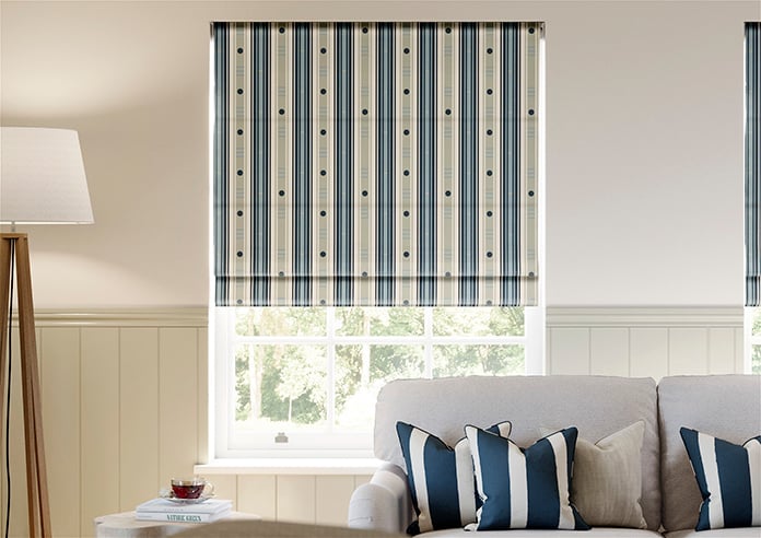 The British Stripe Co. William, Polzeath No.1 - Roman Blind - Image 3